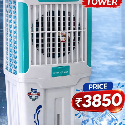 PRIME Tower Air Cooler | High Air Flow | Large Water Tank | Premium Home Cooling | Energy Efficient | ₹3850