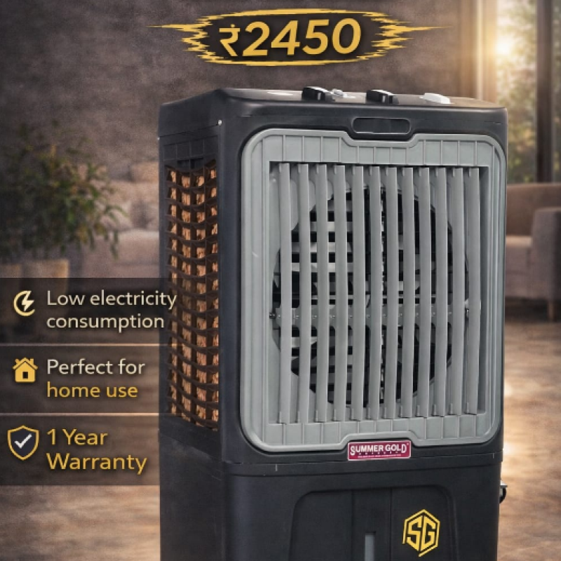 12" SKY LONG High-Speed Personal Air Cooler | High Performance & Low Power Consumption (1 Year Warranty)