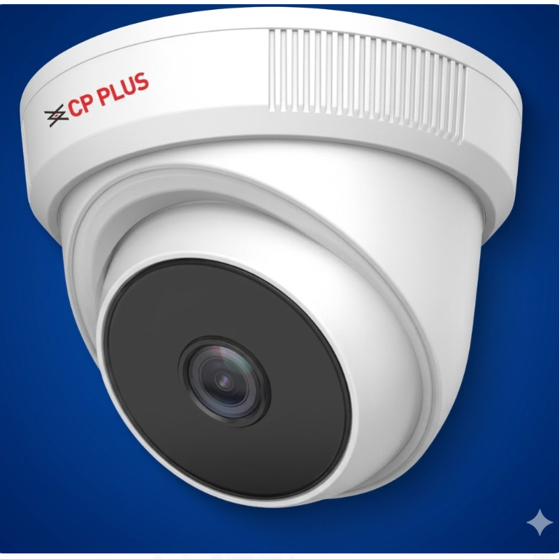 CP Plus 2.4MP Dome CCTV Camera (HD Outdoor/Indoor Security Camera)